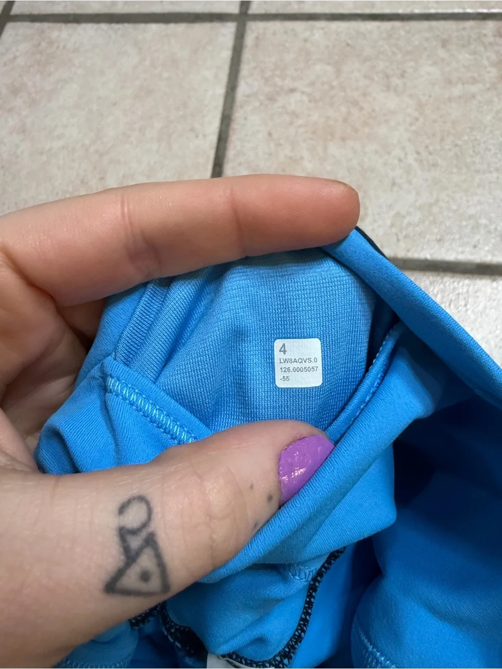 NWT Lululemon Align Super High-Rise Side-Slit Skirt *Trim Club Blue/Ocean Wave 4